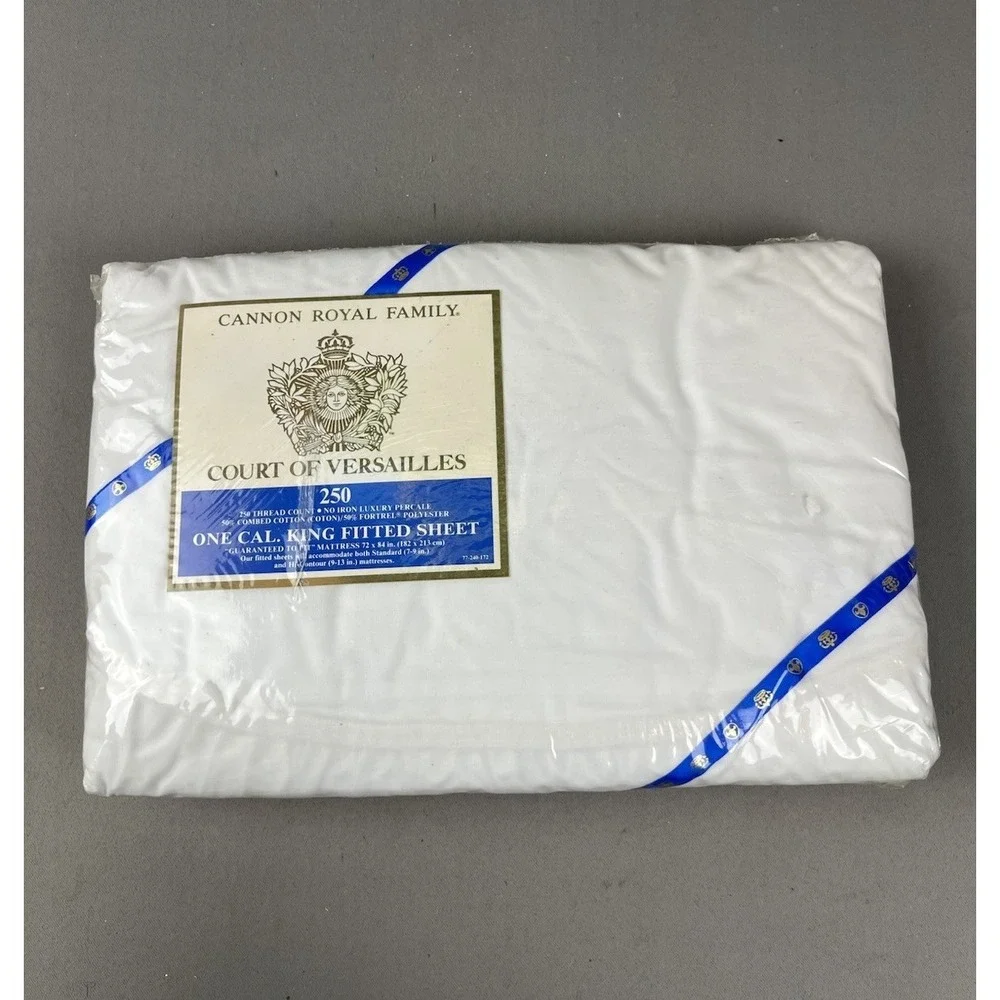 VTG Court of Versailles Cannon Royal Family California King Fitted Sheet NEW